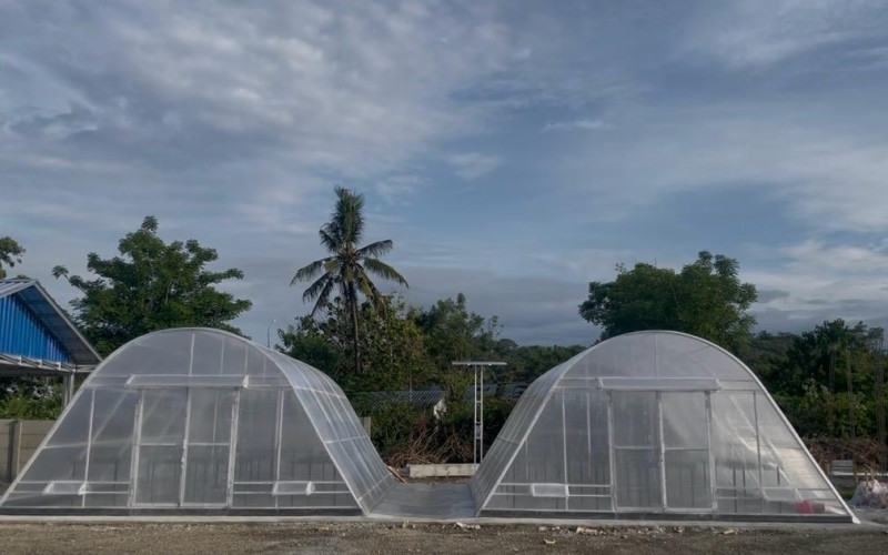 Solar Dryer Dome 8x6 Kota. Palu Sulawesi Tengah